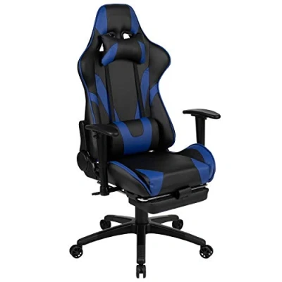 Imagen de Flash Furniture Silla de juegos reclinable, roja, azul, 1 unidad