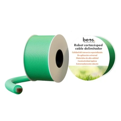 Imagen de BEOS® PREMIUM cable delimitador para robots cortacésped universalmente compatible de Worx, Gardena, Husqvarna, Bosch, Stihl, y muchos más. Ø2,7mm 100 m