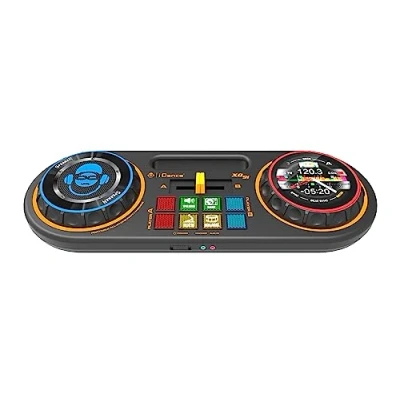 Imagen de Cefa Toys Mesa de Mezclas Dj 8 en 1, Mezclador Completo, Incluye Tocadiscos, Reproductores Música y Crossfader; Con Salida Auriculares, Apto Para Niños a Partir 5 Años