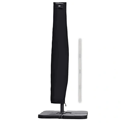 Imagen de Sekey Funda protectora para sombrilla (resistente a los rayos UV, al polvo y agua, resistente la intemperie, desgarros), color negro