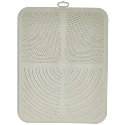 Imagen de AIME Alfombra rectangular antidesalezas para gato, tamaño: 41,5 x 32 cm, color Blanco