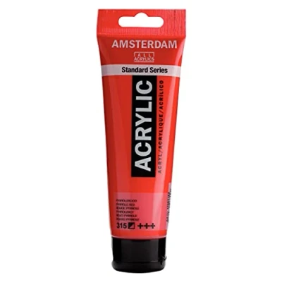 Imagen de Amsterdam Standard Series Colores Acrílicos Tubo 120 ml Rojo Pyrrole 315 (17093152)
