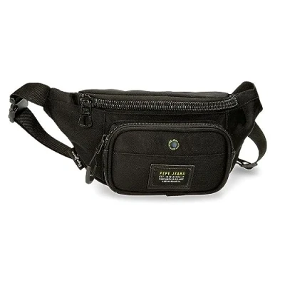 Imagen de Pepe Jeans Leighton Riñonera Negro 30x13x5 cms Poliéster