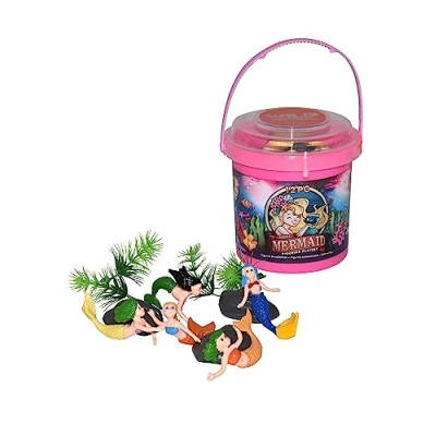 Imagen de Wild Republic Juego de Caza Sirenas, Pequeño, Cubo Aventura Mini, 10 cm, 12 Piezas, Multicolor (23156) , color/modelo surtido