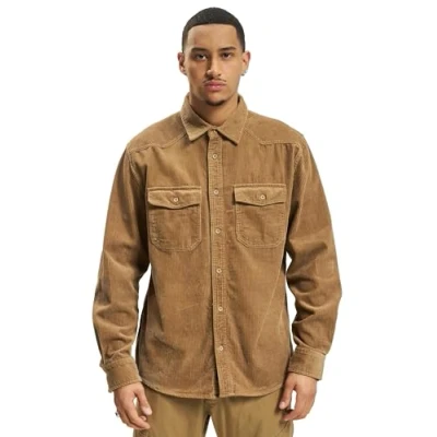 Imagen de Brandit LONG Sleeve Camisa, Hombre, Talla: Small, Camel