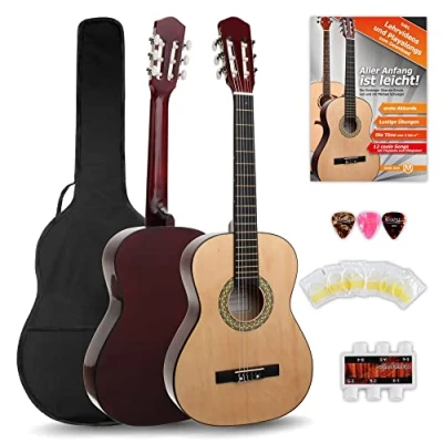 Imagen de Classic Cantabile Acoustic Series AS 851 3/4 guitarra de concierto set para principiantes