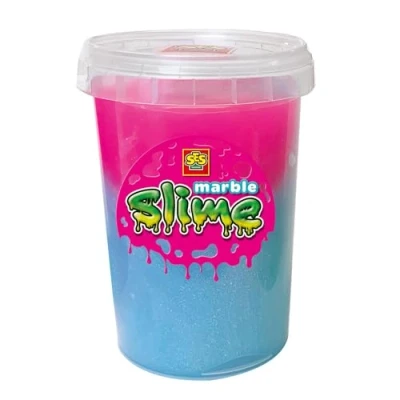 Imagen de SES Creative Mármol Slime Azul y Rosa 200gr, (15021)
