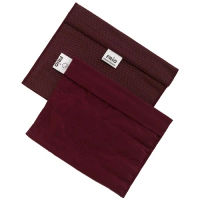 Imagen de Frio Bolsa isotérmica para mantener insulina, color granate, 21 x 15 cm