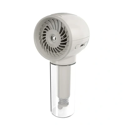 Imagen de Nitecore izzCool 10 ventilador de mano para aire acondicionado, 2600 mAh, refrigeración por aspersión agua, humidificador escritorio (blanco)