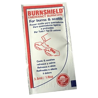 Imagen de BURNSHIELD Lote de 50 bolsas gel para primeros auxilios