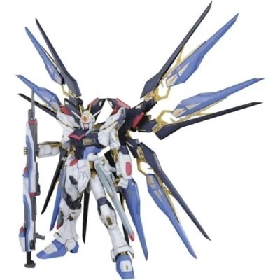 Imagen de BANDAI PG Mobile Suit Gundam SEED DESTINY Strike Freedom Gundam, escala 1/60, modelo de plástico codificado por colores