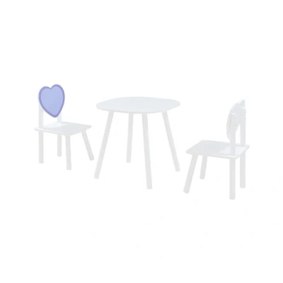 Imagen de Conjunto infantil de mesa y 2 sillas siljan