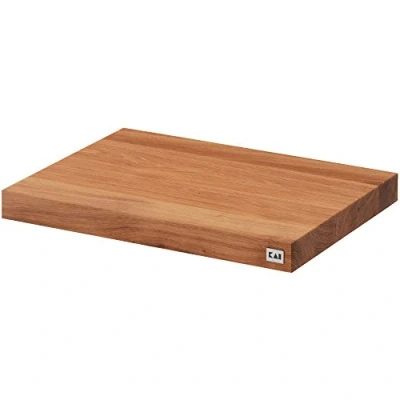 Imagen de KAI Bloque de corte claro roble con pies goma antideslizantes Dimensiones: 39 x 26 3,6 cm Tabla cortar alta calidad para uso profesional