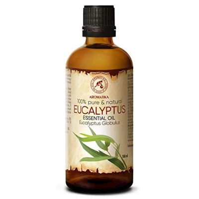 Imagen de Aceite Esencial Eucalipto 100ml Eucalyptus Globulus 100% Puro &amp; Natural para Buen humor Relax Mejor Belleza Aromaterapia Masaje SPA Baño Sauna