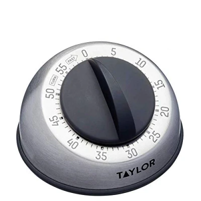 Imagen de KitchenCraft Taylor Pro Temporizador de Cocina, Acero Inoxidable 60 Minutos Mini Alarma Portátil para Cocinar y Hornear, Avalado por Chefs Profesionales