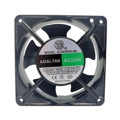 Imagen de Fan for G12038HA2BL AC Axial AC220V 50/60Hz 0.14A 21W 12CM 2 Wire Cooling