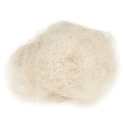 Imagen de Arquivet Pelo de Cabra para nidos Totalmente Natural Material Aves Accesorios pájaros Fibras 20 g