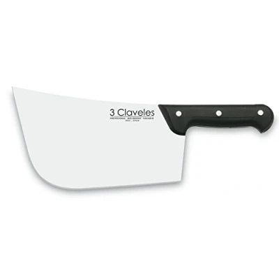 Imagen de 3 Claveles Hachuela Carnicero, Acero Inoxidable, Multicolor, 25 cm