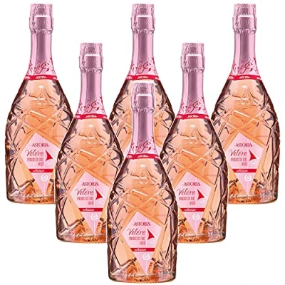 Imagen de Velére Prosecco Rosado DOC extra dry Astoria (6 botellas 75 cl.)