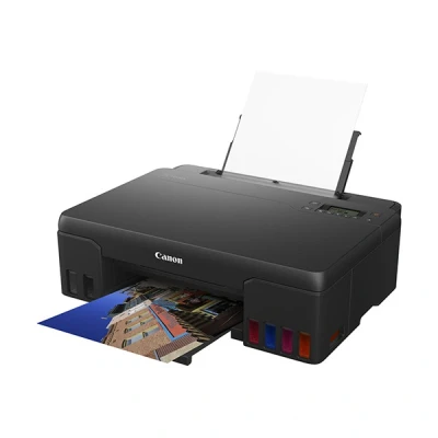 Imagen de Canon Pixma G550 Megatank, Impresora Fotográfica, Sistema de Inyección Tinta, Depósitos Tinta Rellenables, Conectividad WiFi, Pantalla LCD, Ahorro Energía, Negro