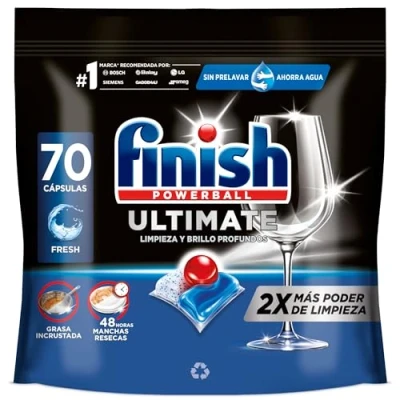 Imagen de Finish Powerball Ultimate Pastillas para lavavajillas 70 unidades