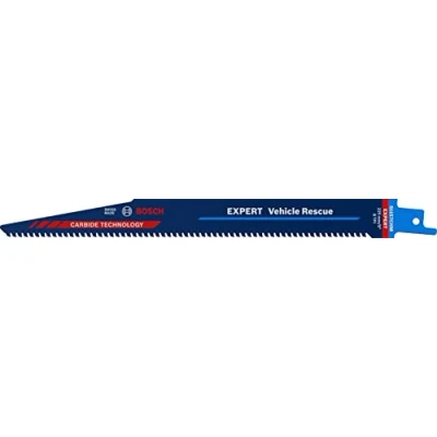 Imagen de Bosch Professional 1x Hoja de Sierra sable Expert `Vehicle Rescue` S 1157 CHM (para Vidrio, Acero resistente, Longitud 225 mm, accesorios sable)