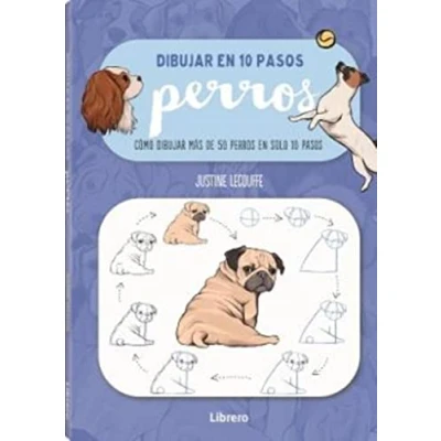 Imagen de DIBUJAR EN 10 PASOS PERROS : Cómo Dibjar Más De 50 SOLO Pasos: COMO 75