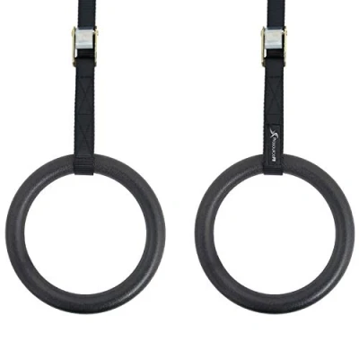 Imagen de ProsourceFit ps 1101 gr original Anillos de Gimnasia para Fitness, Unisex Adulto, Black Lexan
