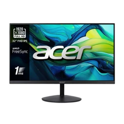 Imagen de Monitor Acer SA322Q A, 31.5&quot; Full HD IPS, 1 ms, 75 Hz, x VGA + HDMI(1.4), FreeSync, Negro