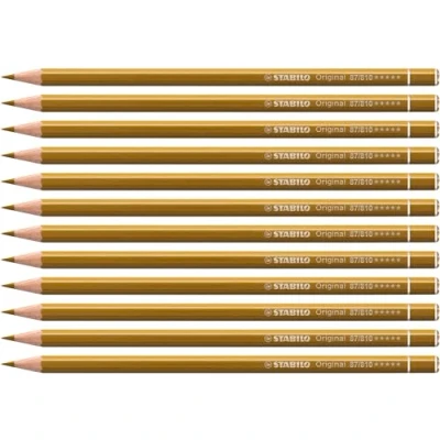 Imagen de Lápiz de Color STABILO Original, Caja con 12 unidades, oro