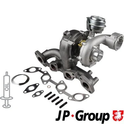 Imagen de JP GROUP 1117401200 Turbocompresor de gases escape incl. kit juntas VOLKSWAGEN: Golf 5, Touran I, Passat B6 Berlina