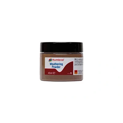 Imagen de Humbrol Polvo para la Intemperie AV0019 Weathering Powder Óxido Oscuro, 45 ml (Paquete de 1), Color, (Pack of 1)