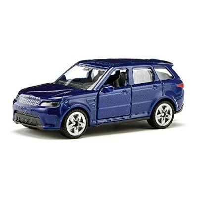 Imagen de siku 1521, Range Rover, Metal/Plástico, Azul, Enganche para remolque, Compatible con otros modelos de la misma escala