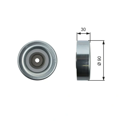 Imagen de GATES T36415 Rodillo Guia BOOST DN CVT Belt MITSUBISHI: Lancer 7