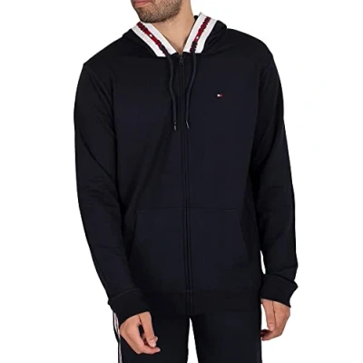 Imagen de Tommy Hilfiger Hoodie Ls Fz Hwk, Cremalleras Pesadas para Hombre, Azul (desert Sky ), S