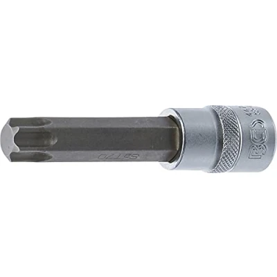 Imagen de BGS 4477 Punta de vaso longitud 100 mm entrada 12,5 (1/2&quot;) perfil en T (para Torx) T70