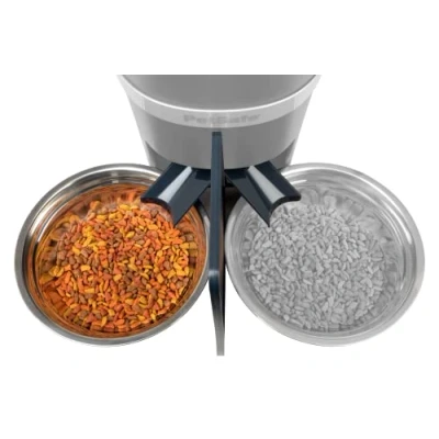 Imagen de PetSafe Separador de comida 2 mascotas y cuenco Limpieza fácil, sin BPA, para alimentos 349.27 ml
