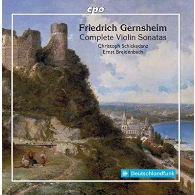 Imagen de Friedrich Gernsheim : Intégrale Des Sonates Pour Violon 2 Cds Christoph Schickedanz