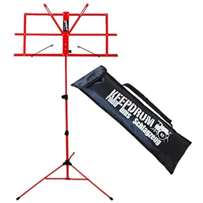 Imagen de keepdrum MUS2 RD Papelera para partituras, color rojo