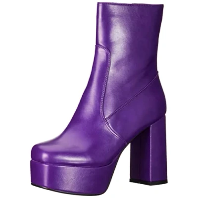 Imagen de LAMODA Hacer Movimientos, Bota de Tobillo Mujer, Purple PU, 37 EU