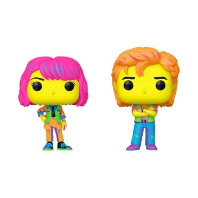 Imagen de Funko POP TV: Stranger Things Robin &amp; Steve Figuras de vinilo luz negra, paquete 2 unidades