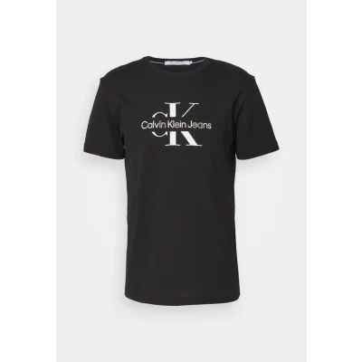 Imagen de Calvin Klein Jeans Disrupted Outline Monologo TEE Unisex Camiseta estampada, Talla: Medium, Black