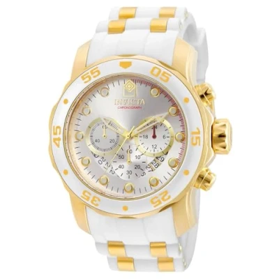 Imagen de Invicta Pro Diver SCUBA, Reloj de cuarzo para hombre acero inoxidable, 48 mm, Oro / Blanco