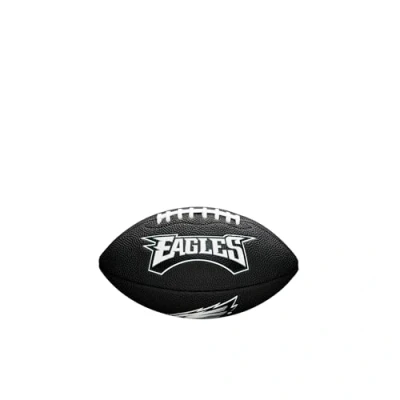 Imagen de Wilson WTF1533BLXBPH Pelota de fútbol Americano Mini NFL Team Soft Touch Philadelphia Eagles para Juego recreativo, Unisex Adult, Negro
