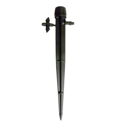 Imagen de S&amp;M 544613 Gotero Regulable 360º C/Estaca De 0 70 L/H 25 Uds., Negro
