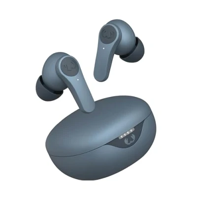 Imagen de Fresh ‘n Rebel Twins Rise, Auriculares In Ear Bluetooth con Cancelación de Ruido Híbrida, Modo Ambiente, Multipunto, A Prueba Salpicaduras (IPX4), 30h autonomía (Dive Blue)