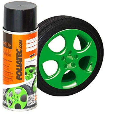 Imagen de Foliatec Goma LIQUIDAPOWER Verde Brillante 1 X 400 ML
