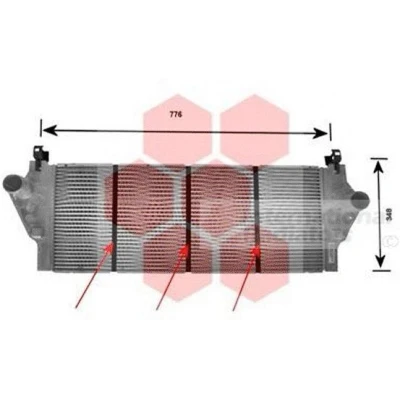 Imagen de VAN WEZEL 43004295 Intercooler RENAULT: ESPACE 4, LAGUNA 2