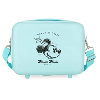Imagen de Disney Minnie You are Magic Neceser Adaptable Turquesa 29x21x15 cms Rígido ABS 9,14L 0,8 kgs