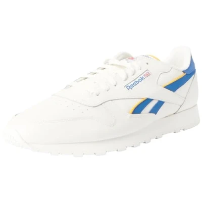 Imagen de Reebok Classic Leather, Zapatillas Mujer, Multicolor Chalk Vector Blue Collegiate Gold, 55 EU